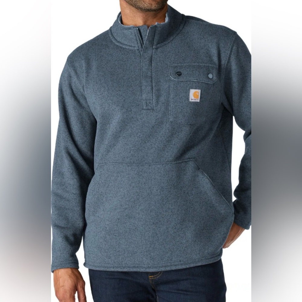 CARHARTT
RELAXED FIT MIDWEIGHT QUARTER-ZIP POCKET SWEATER FLEECE